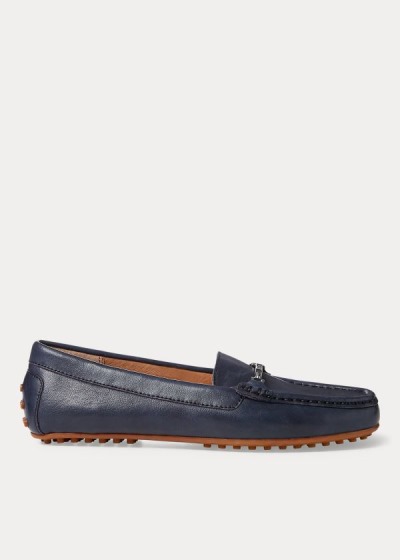 Ralph Lauren Briony Læder Loafers Dame Danmark (IJUMN3542)